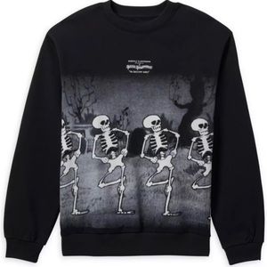DISNEY PARKS SKELETON DANCE CREWNECK SWEATSHIRT
